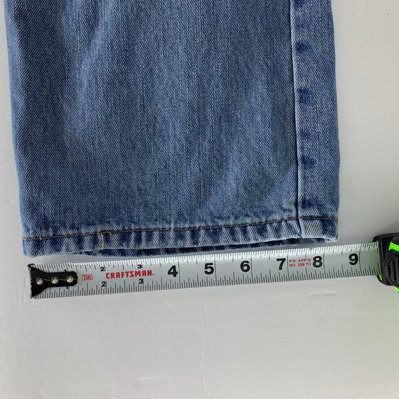 Levi’s 505 Straight Leg Regular Fit Mens Jeans 36 30 - Picture 8 of 13